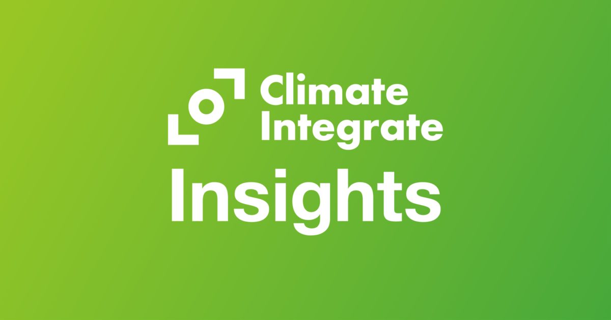 Climate Integarte " Insights"