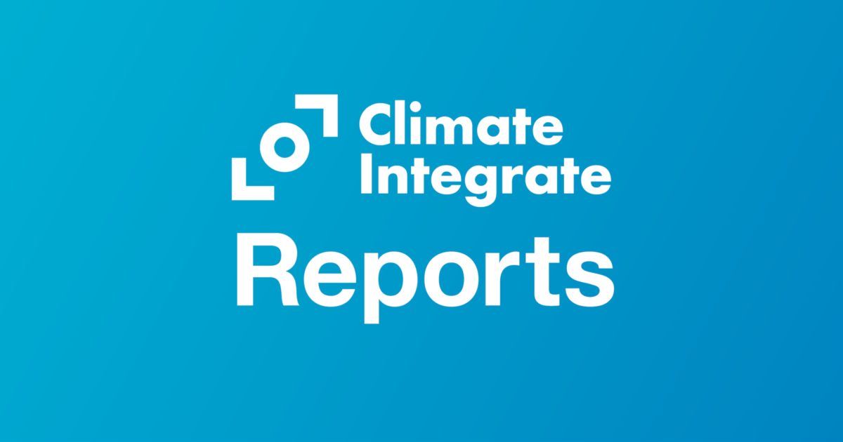 Climate Integarte " Reports"