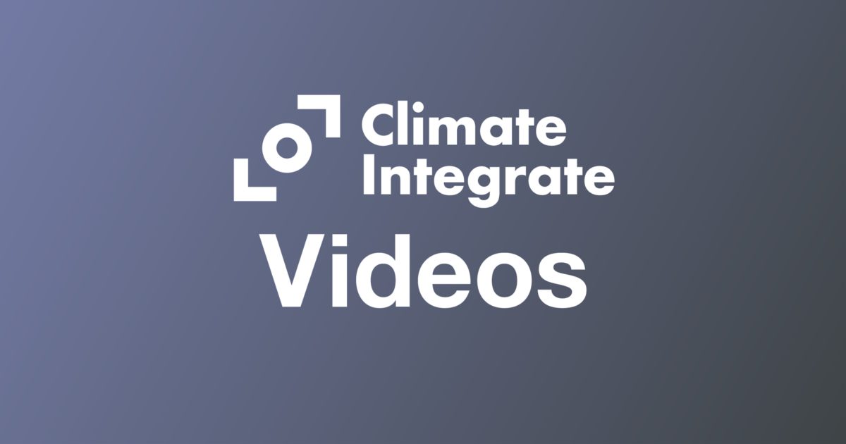 Climate Integarte " Videos"